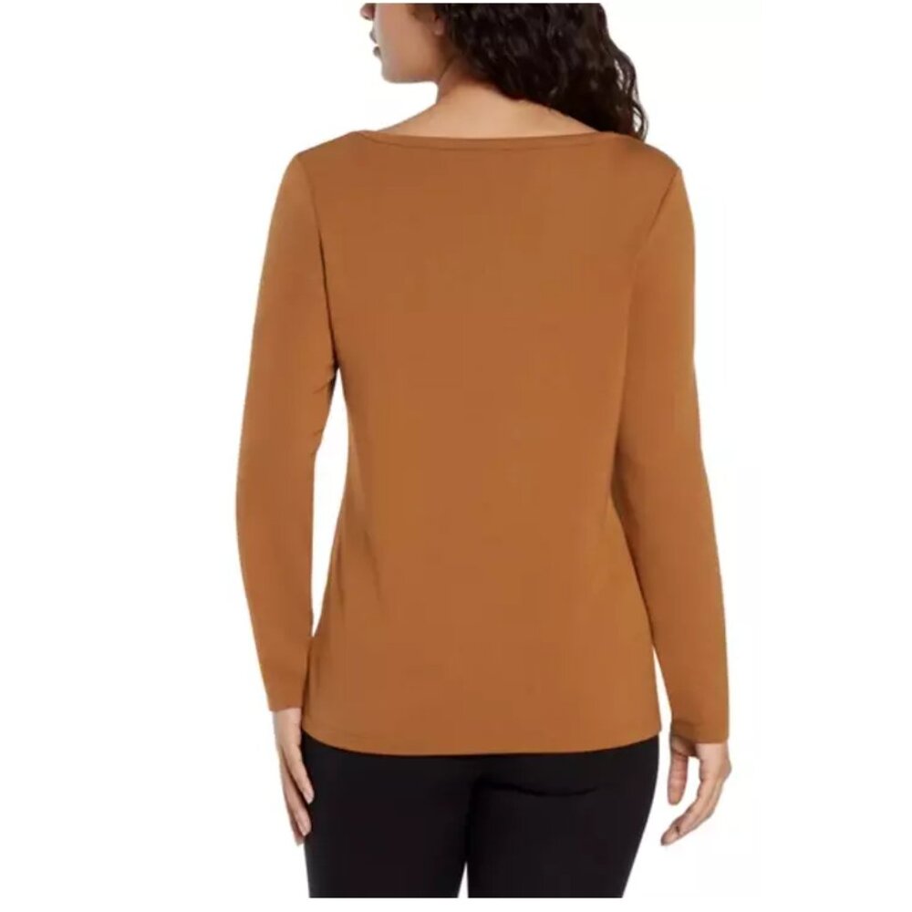 NWT Banana Republic Women's Long Sleeve Boatneck Top Sizes L-2XL $65 11HL134 - Picture 3 of 12
